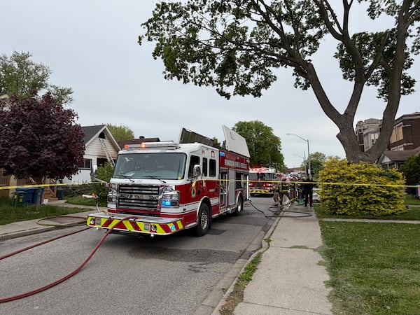 4 residents displaced after fire at Curry Avenue home