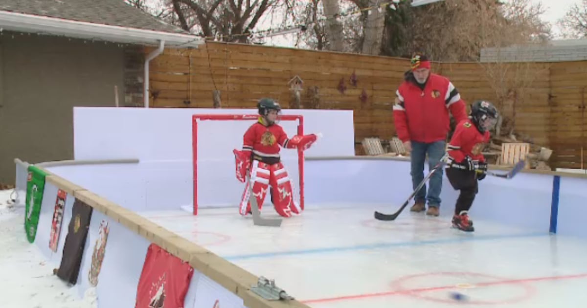 Regina Outdoor Rinks Regina family making the most of their elaborate backyard rink