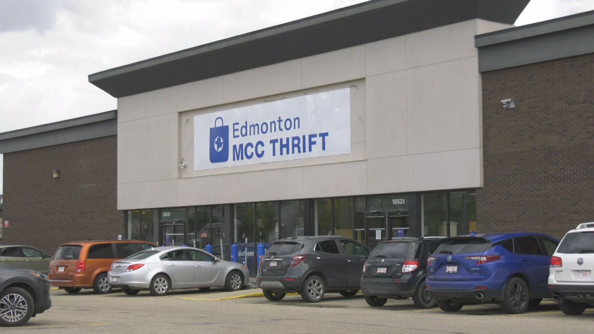 MCC Thrift store opens it doors in new south Edmonton location on May 23, 2025. (Sean McClune/CTV News Edmonton)