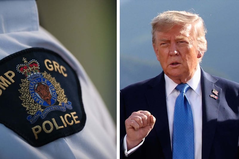 RCMP officer charged with threatening U.S. President Donald Trump