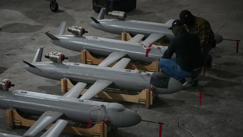 Ukrainian drone strikes kill 1 and spark fire at oil facility in Russia