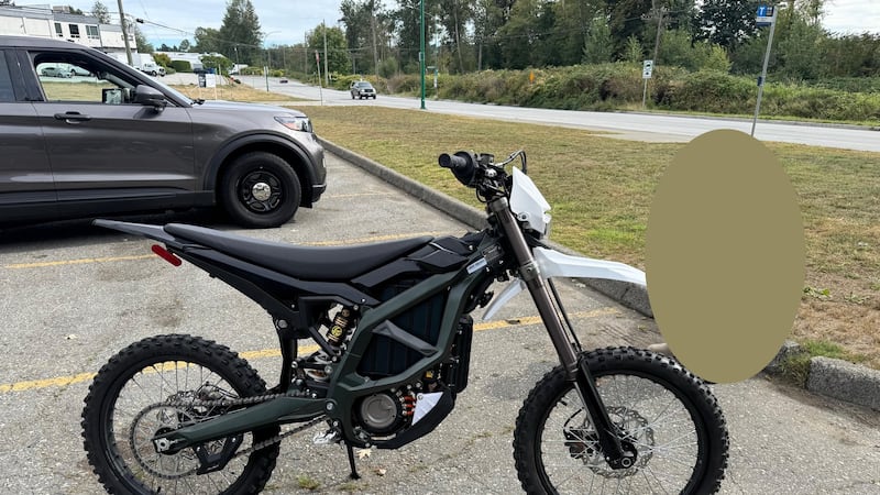 Teen e-dirt bike rider fined nearly $1K after doing wheelies, allegedly fleeing Burnaby RCMP