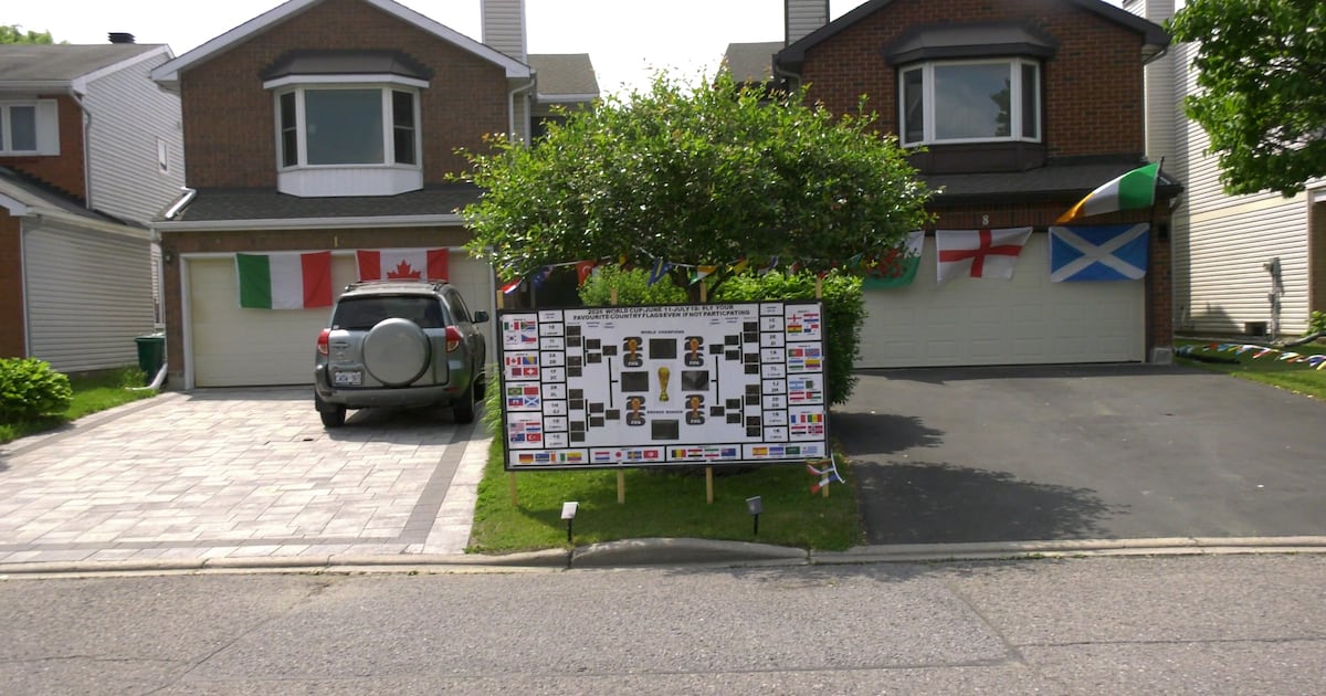 Soccer superfan turns East end street into a celebration of the sport