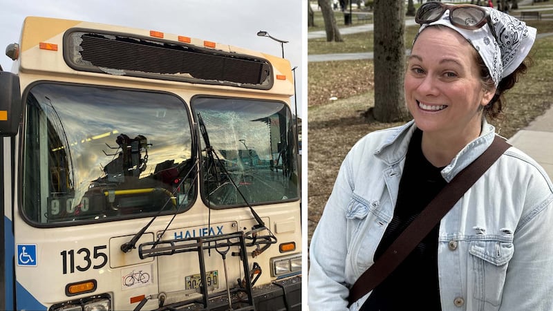 Woman thankful to be alive after unmanned Halifax bus comes ‘barreling’ towards her