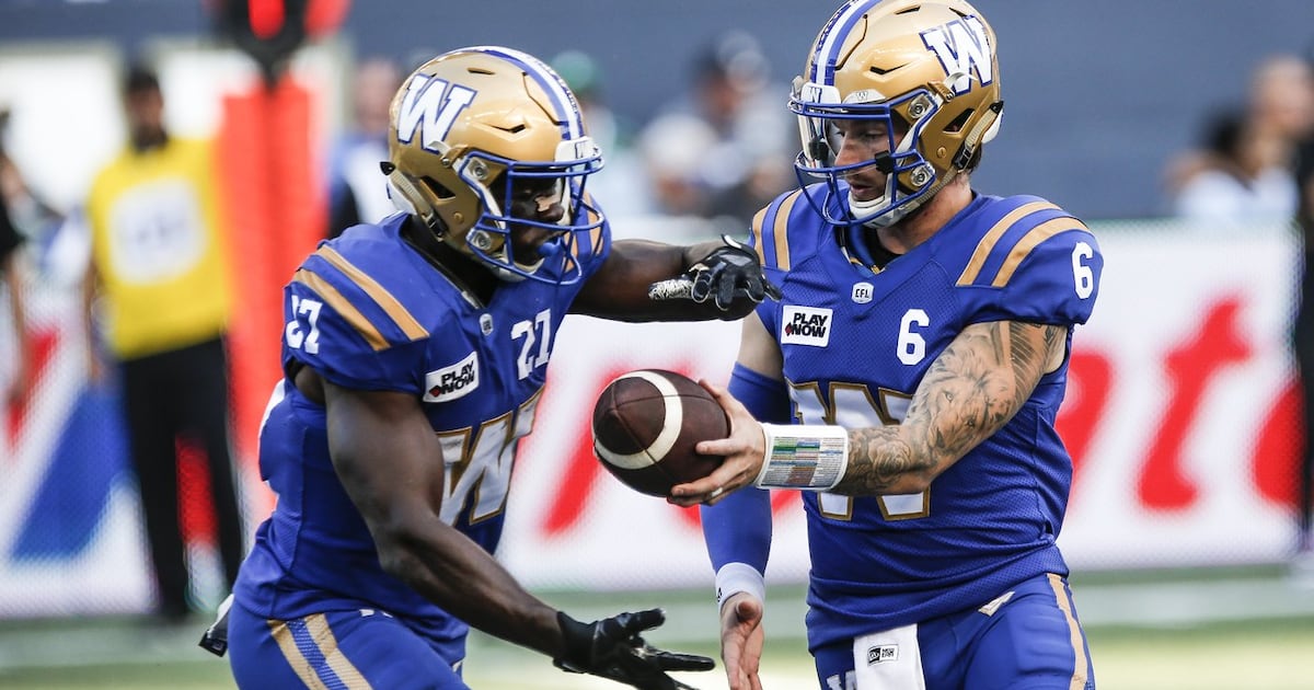 Bombers QB Brown gets the nod Friday against the Argos