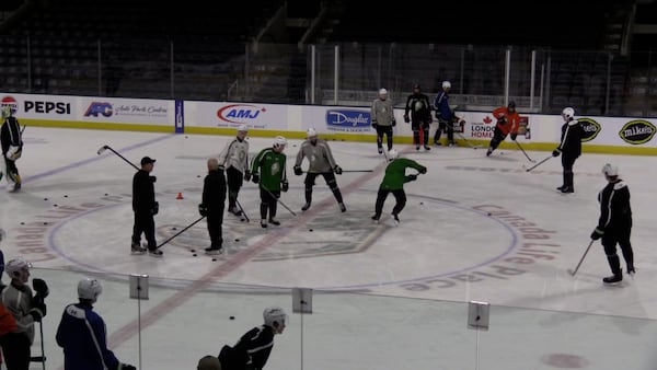‘Kudos to leadership group’: London Knights will rely on veterans to lead young team against Sault Ste. Marie in OHL playoffs