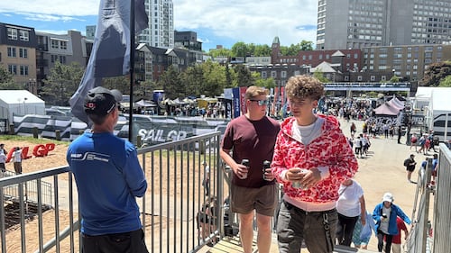 Fans at the 2026 Canada Sail Grand Prix in Halifax. (Callum Smith/CTV News)