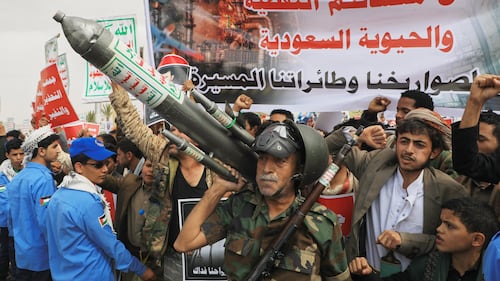 Saudi military says Houthi attacks left 11 civilians, including a child, injured near Yemen border
