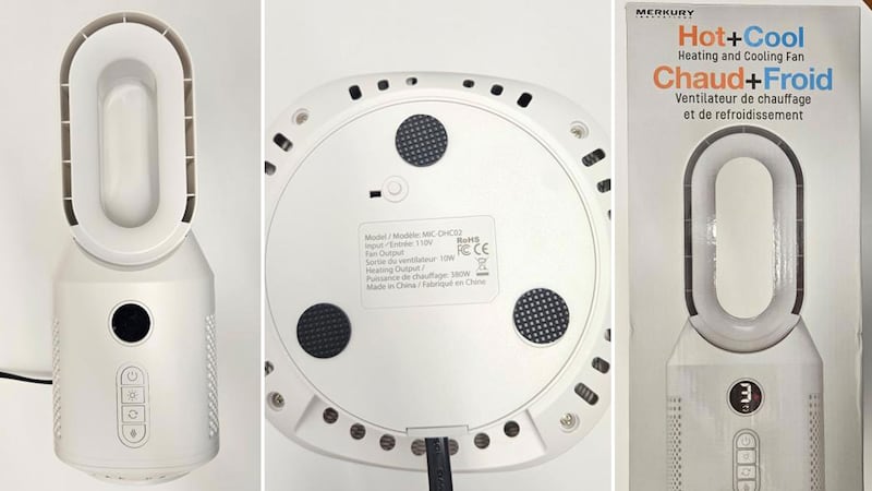 Merkury fan recalled after reports of catching fire