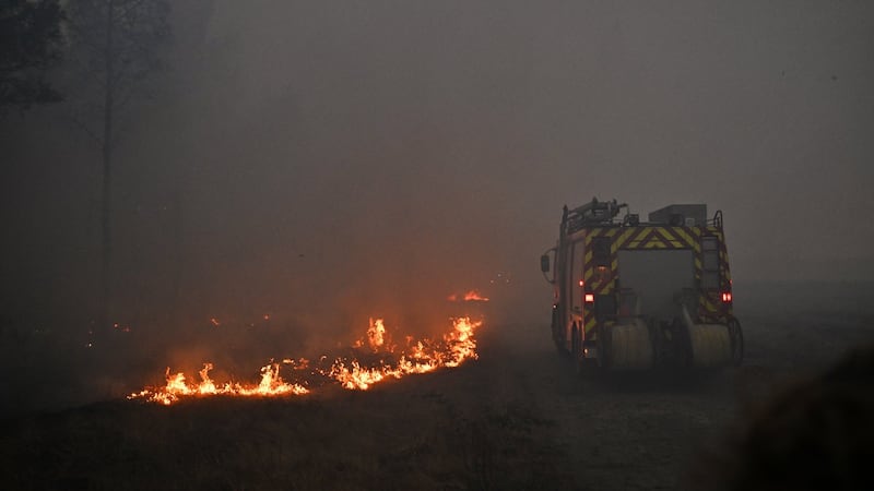French president pledges support on visit to fire zone, vows: ‘We will win this battle together’