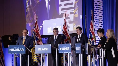 Yuri Fulmer, Caroline Elliott clash early during B.C. Conservative leadership contest