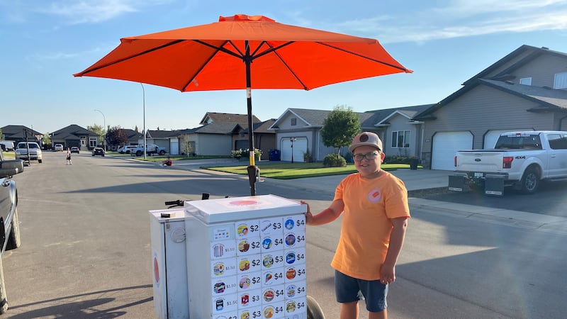 This Dickie Dee-inspired ice cream cooler is turning heads on Saskatchewan streets
