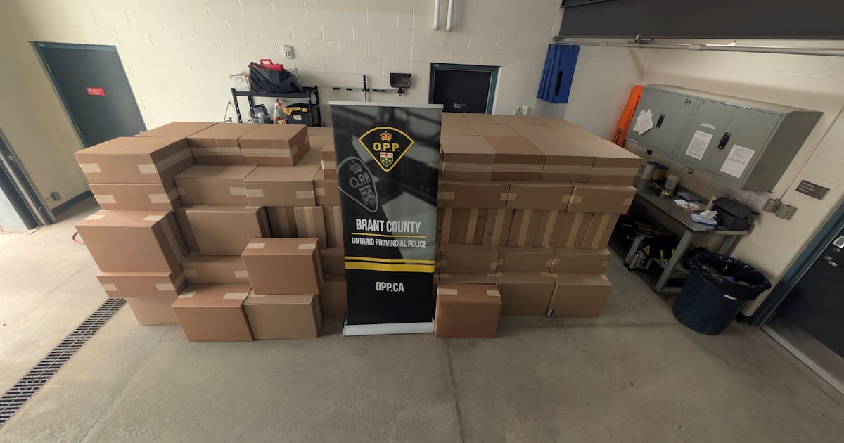 Almost two million unmarked cigarettes discovered during traffic stop