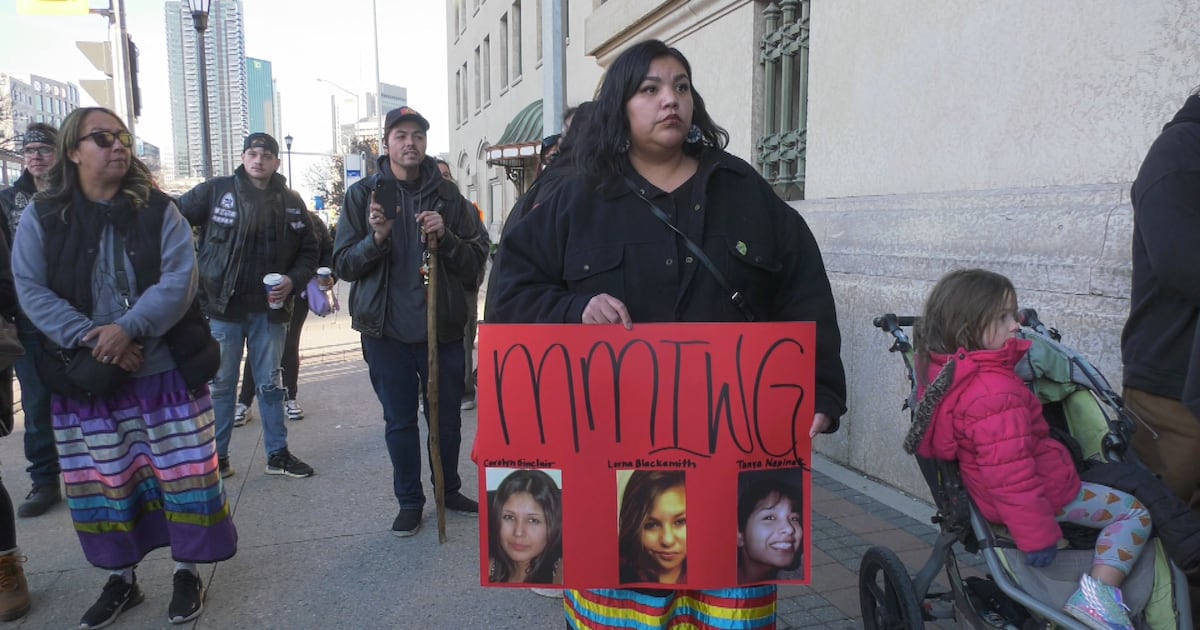 Shawn Lamb's statutory release prompts protests in Winnipeg