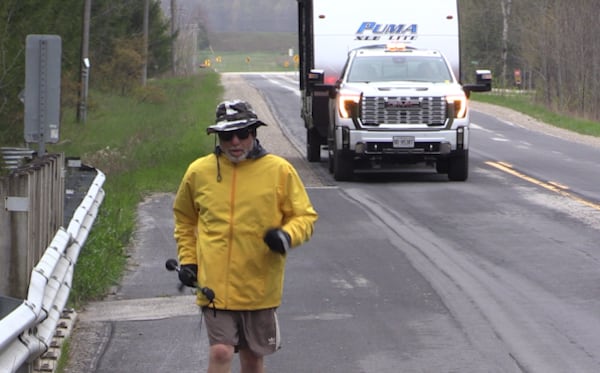 ‘My wife has terminal cancer’: Stratford man almost at halfway point of ‘Epic Run for Cancer’
