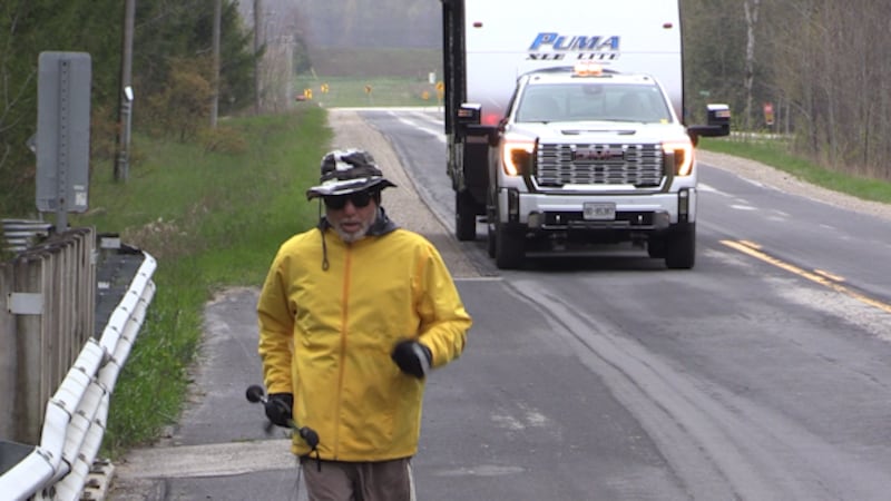 ‘My wife has terminal cancer’: Stratford man almost at halfway point of ‘Epic Run for Cancer’