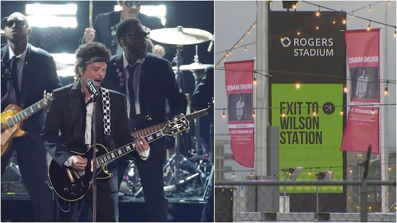 Bruno Mars concert kicks off second season at Toronto’s Rogers Stadium, after bad weather postpones first show