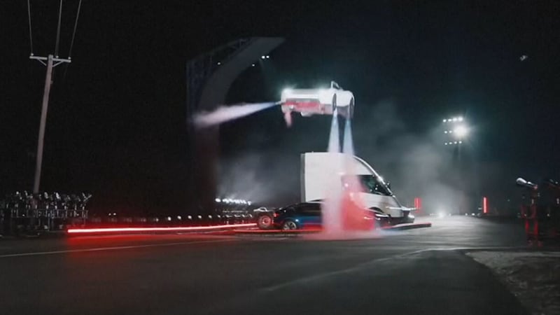 Tesla’s new Roadster car can thrust itself in the air. But don’t expect to drive it anytime soon