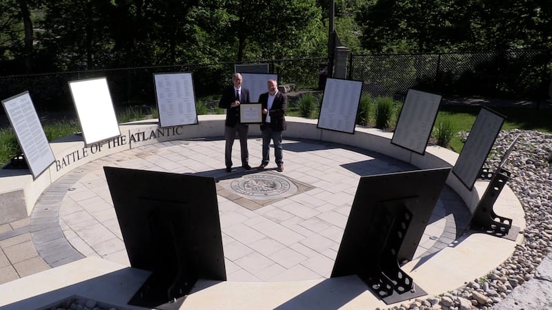 Londoners receive national commendation for constructing Battle of the Atlantic Memorial
