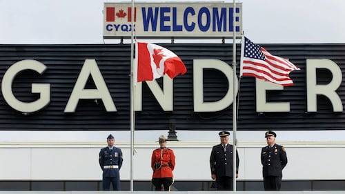 Ceremony underway in Gander, N.L., marking 9/11 attacks 25 years ago