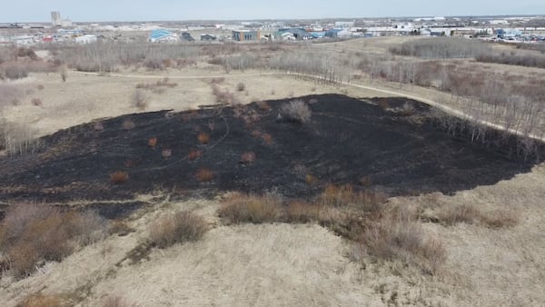 Transcona grass fire under investigation
