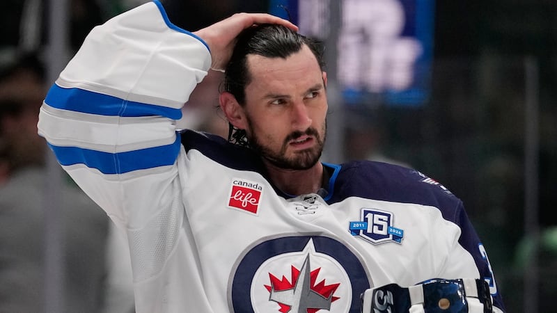 ‘I guess he was lying’: Jets fans react to Connor Hellebuyck’s public trade request