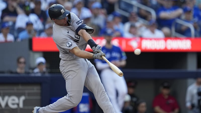 Goldschmidt's late homer lifts Yankees past Blue Jays 3-1, spoiling Gausman's outing