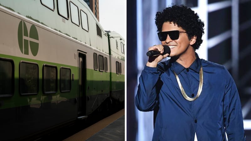 Here’s how to get from Barrie to the Bruno Mars concert