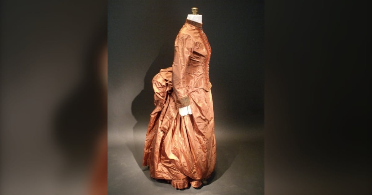the silk dress cryptogram Secret cryptogram found hidden in Victorian silk dress has finally been solved