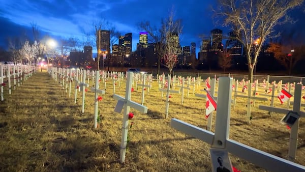 80th VE Day anniversary marked with ceremony at Calgary’s Field of Crosses