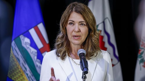 Alberta’s Smith takes questions at less rowdy AI town hall, NDP calls for freeze