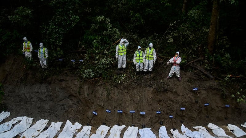 Symbolic funerals held in Nepal for those feared lost as some missing tourists make contact