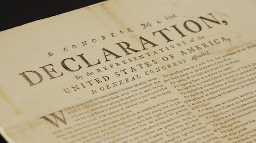 Rare copy of Declaration of Independence found by U.K. National Archives in papers of captured U.S. ship
