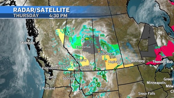 Cold, wet and stormy for Calgary on Friday