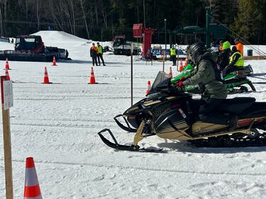 Racers taking part in the the third annual Martock Hill Drags at Ski Martock. (Jonathan MacInnis/CTV Atlantic)