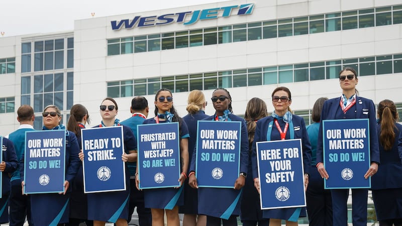 WestJet says they’ll rebook flights ahead of strike but a passenger says otherwise