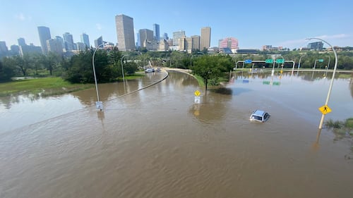 Massive floods hit Edmonton river valley after severe thunderstorm