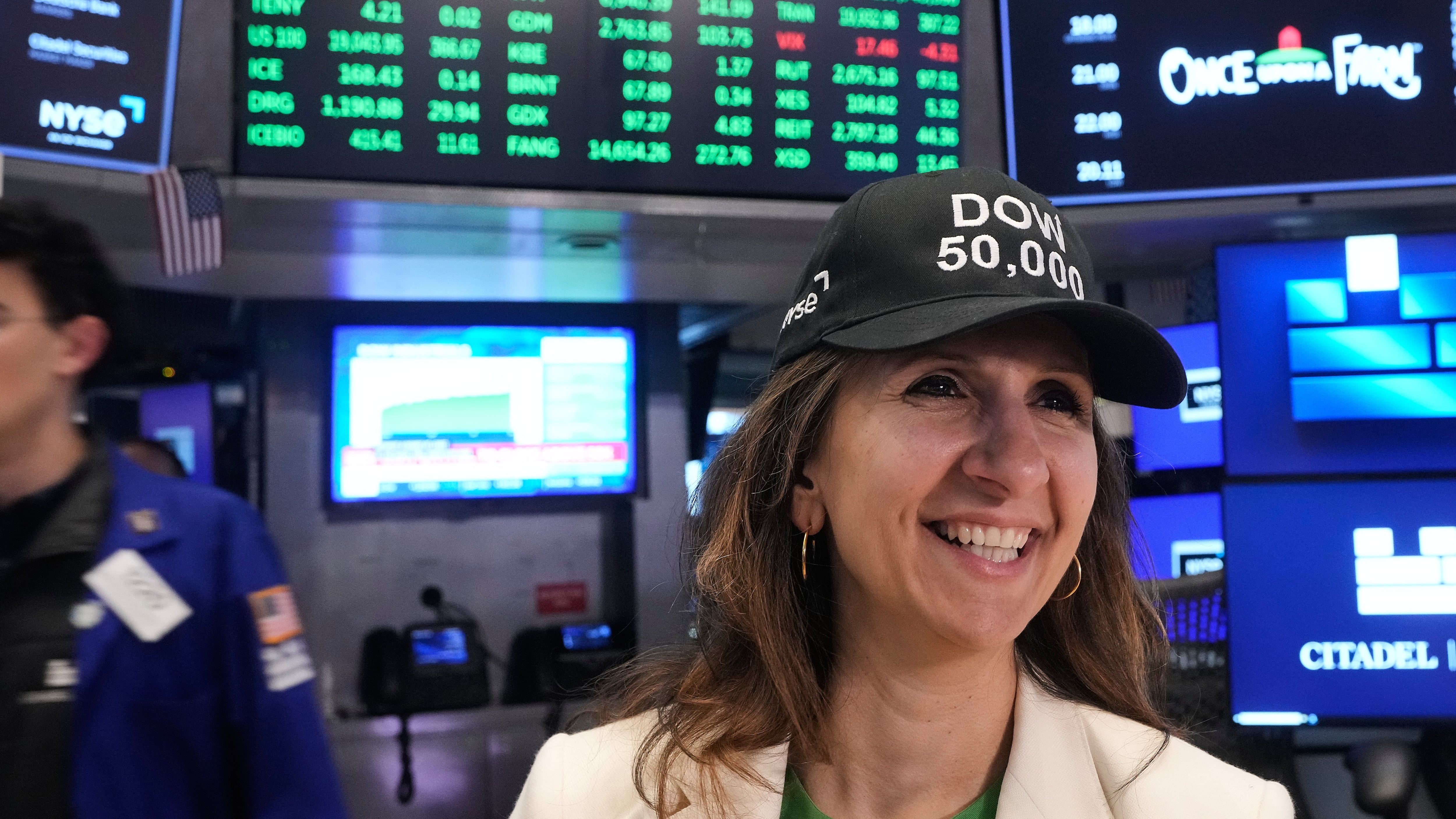 DOW closes at record high 50,000 for the first time ever