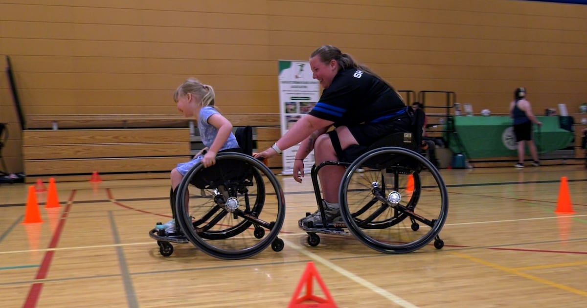 Dozens in Saskatoon explore new ways to get active through adapted sports