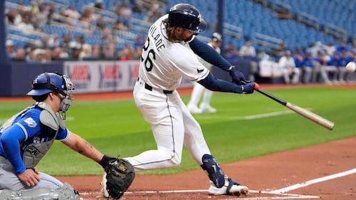 Ryan Vilade hits 3-run homer as Rays beat Jays 5-1 for fourth straight win