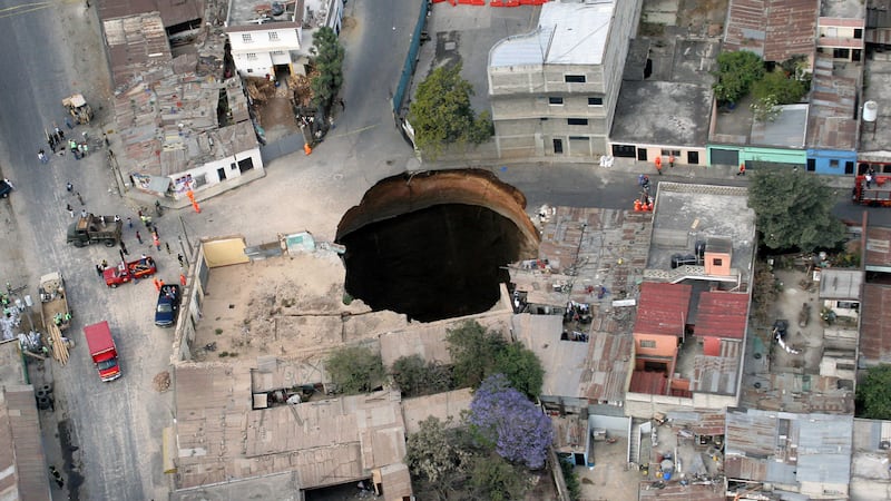 These are some of the most dramatic sinkholes around the world