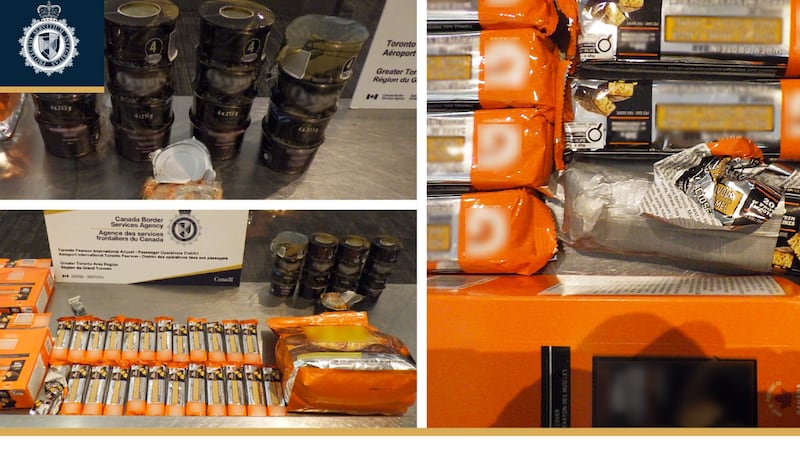 8 kilograms of meth hidden in food products seized at Toronto airport