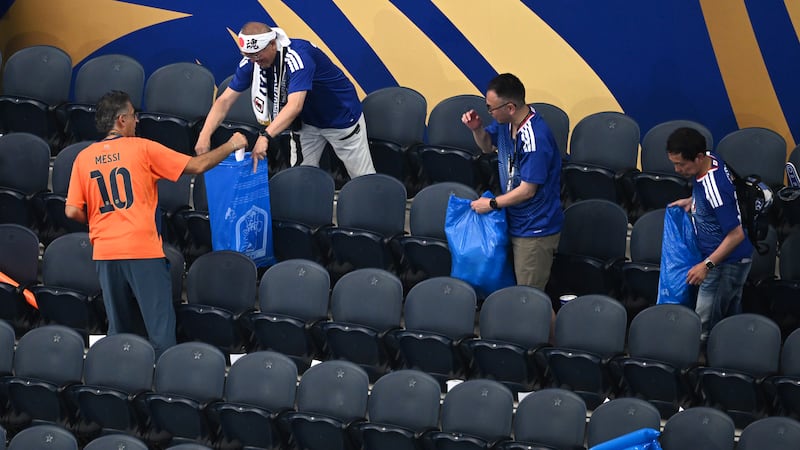 Japan’s men told to clean at home, not just the World Cup