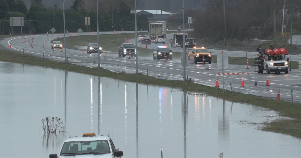 Flood conditions ease in parts of Abbotsford, but officials warn situation remains fragile as rain returns
