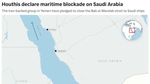A new threat by Yemen's Houthis could widen the Iran war and put another trade chokepoint at risk