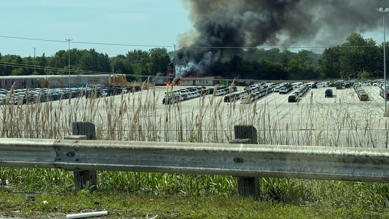 Fire out on North Service Road, no injuries reported