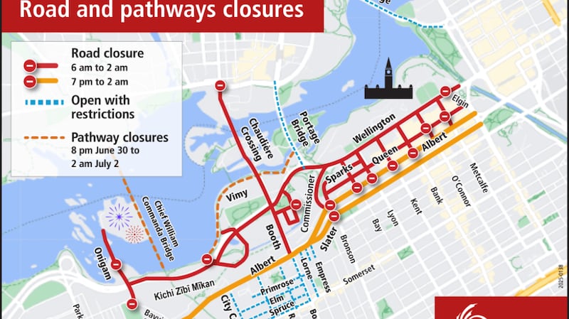 Dfd Sub Process Canada Day in Ottawa: Road closures and OC Transpo plans for July 1