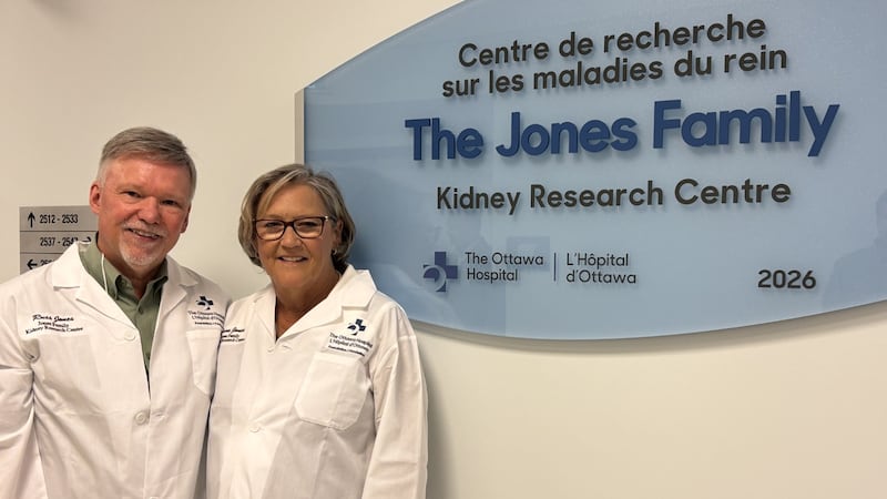 Ottawa couple pledges $21 million to Ottawa Hospital to advance Kidney research