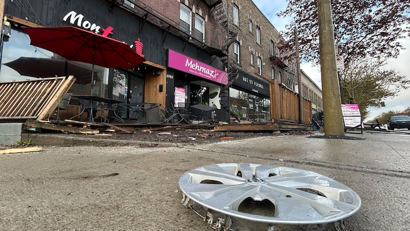 Car crashes into terrace on Sherbrooke Street, man in critical condition
