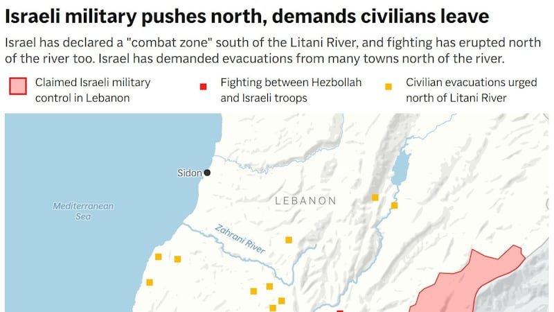Israeli strikes reportedly pound near Crusader-built castle in Lebanon